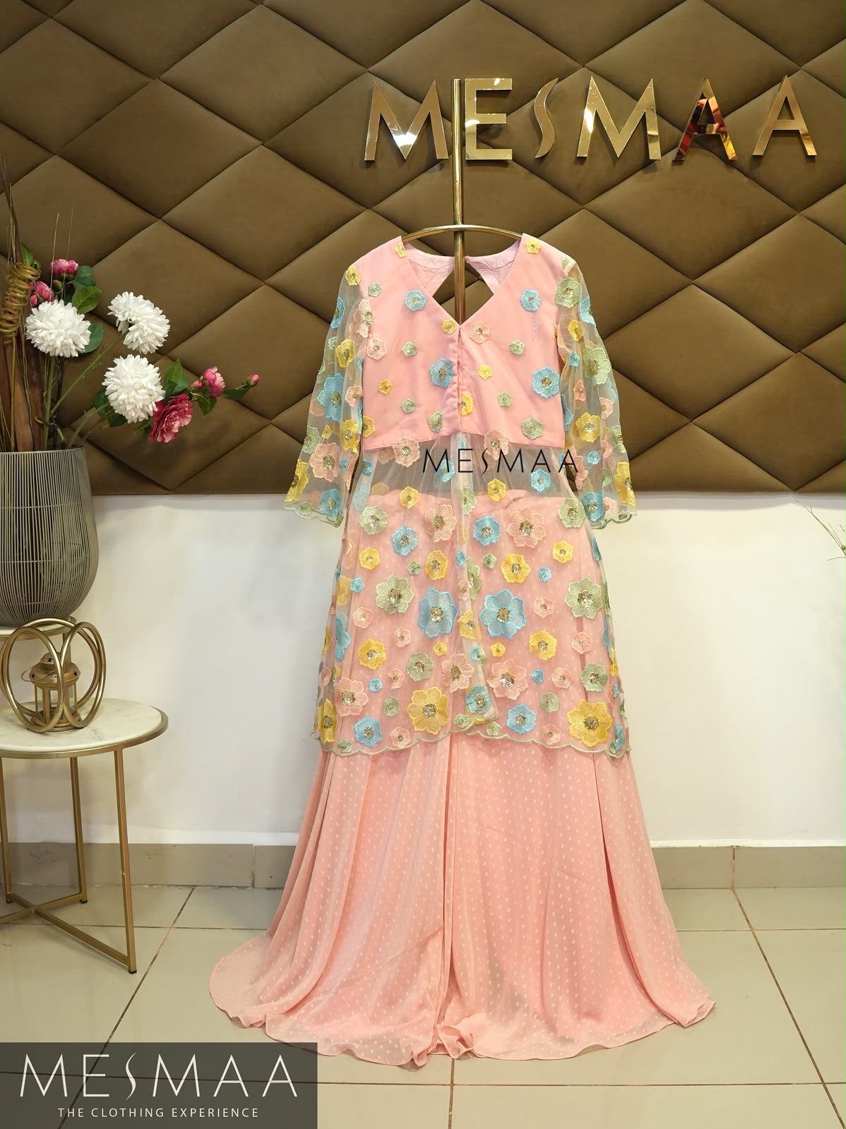 Spring sorbet shararah set.