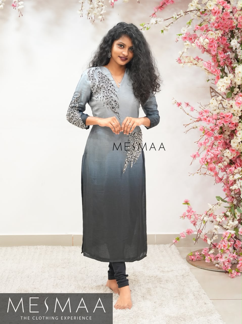 Silverleaf mist kurti