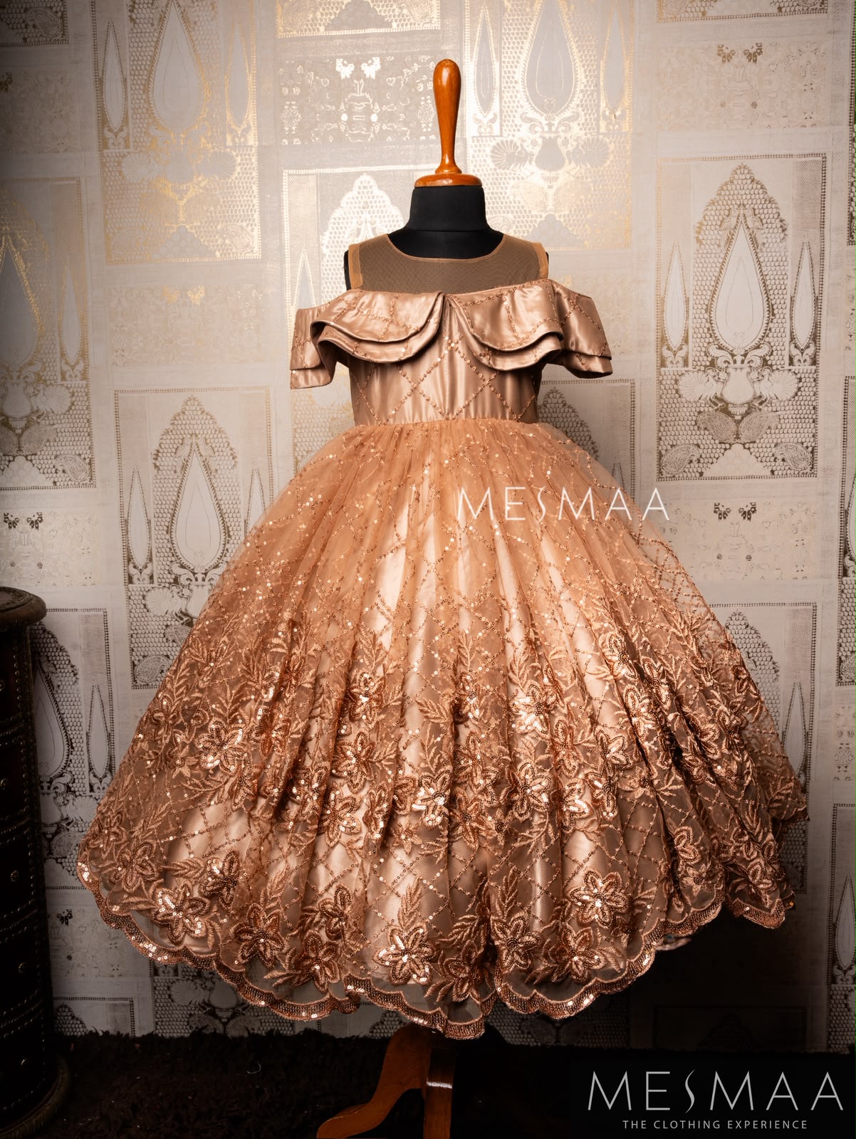 Bronze Duchess kids gown.