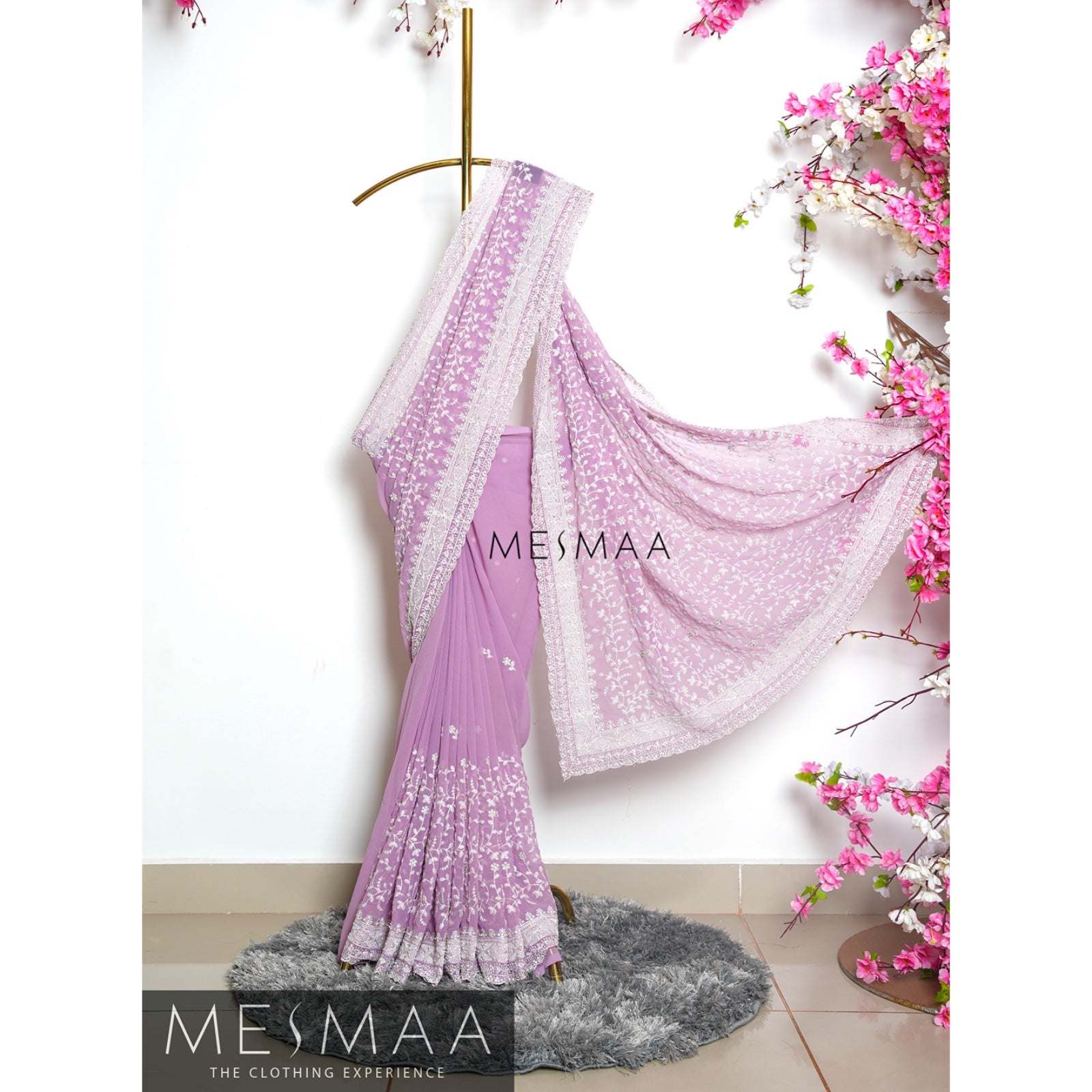 Chikankari saree