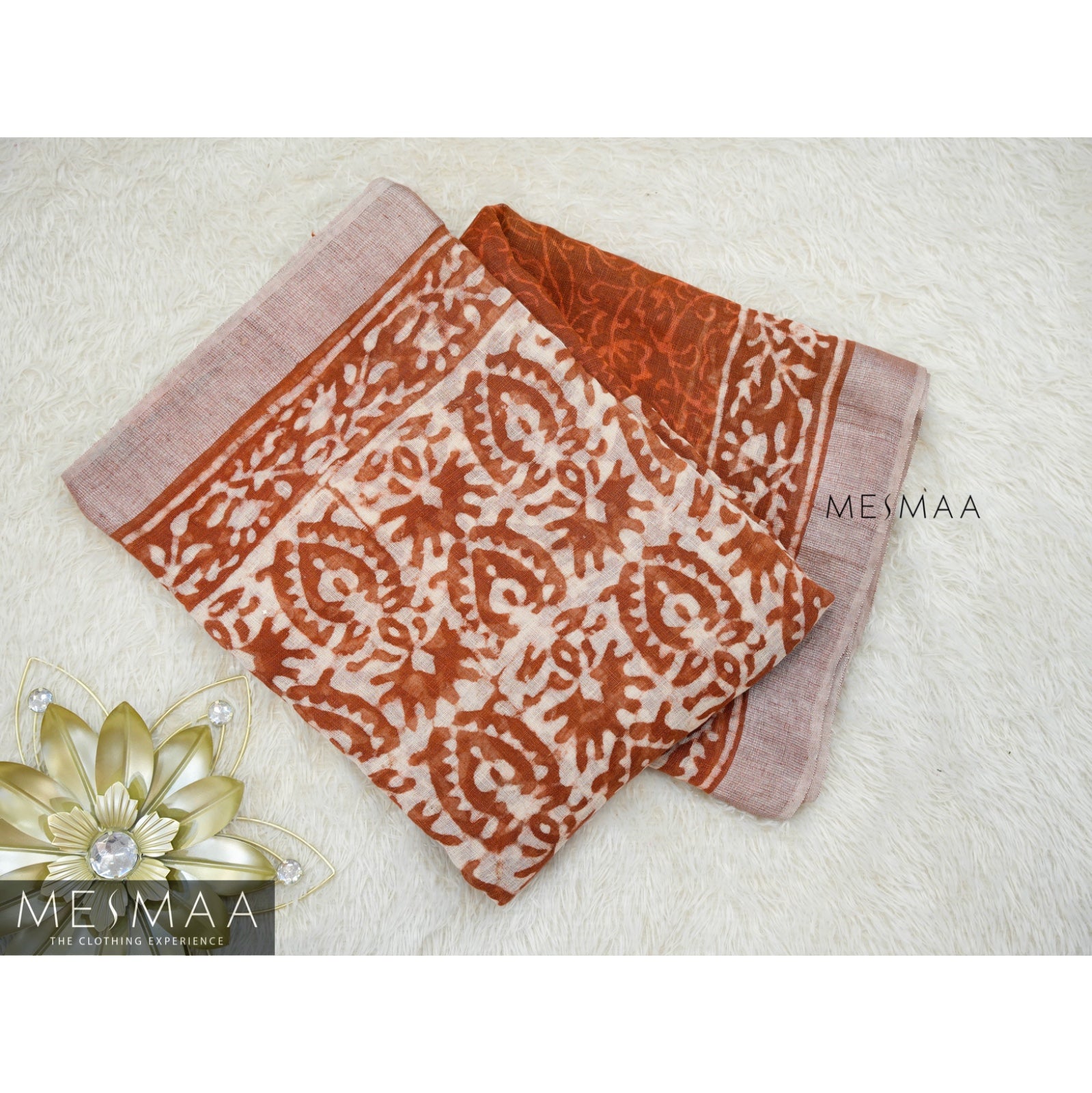 Linen sarees