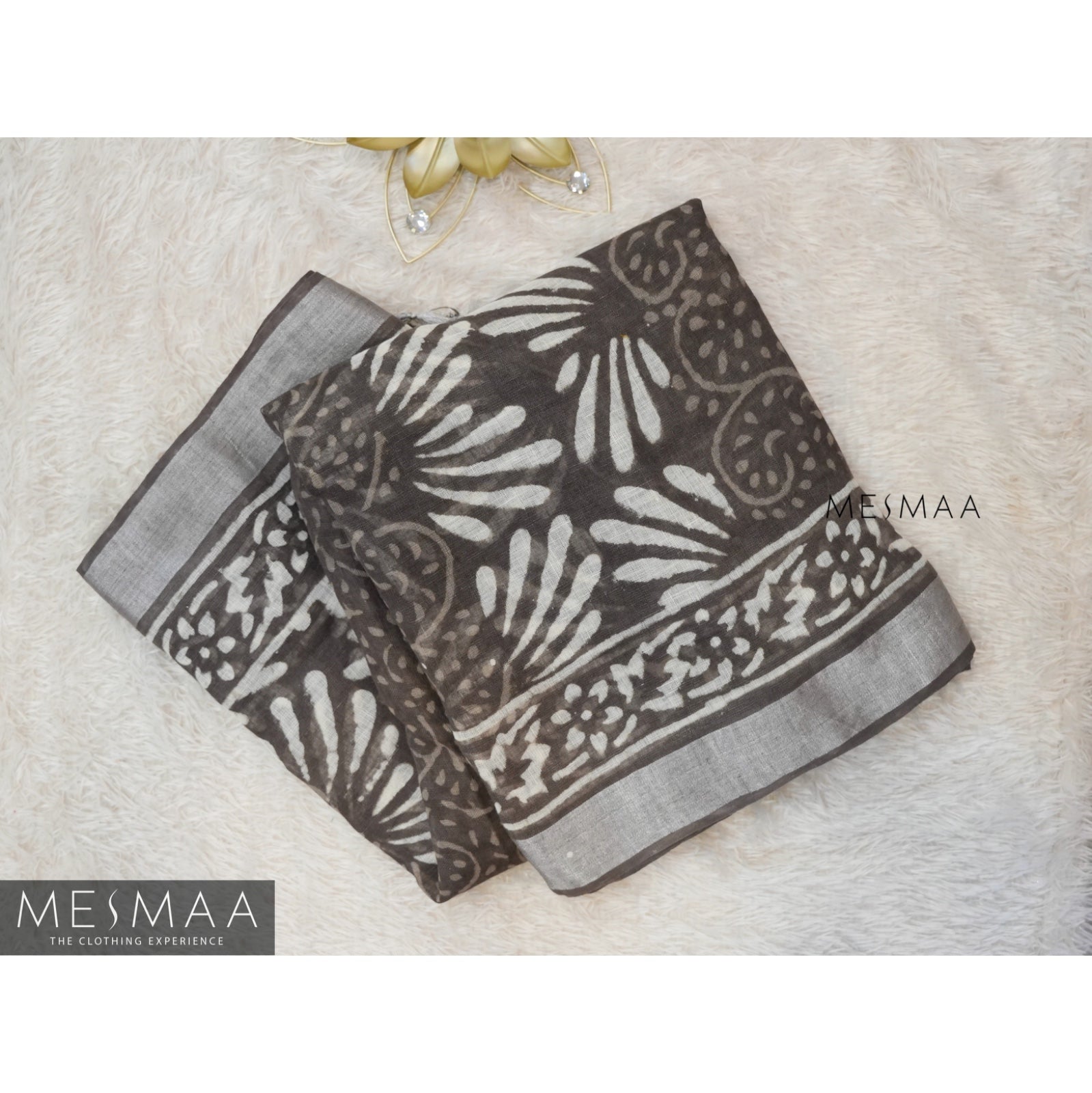 Linen sarees